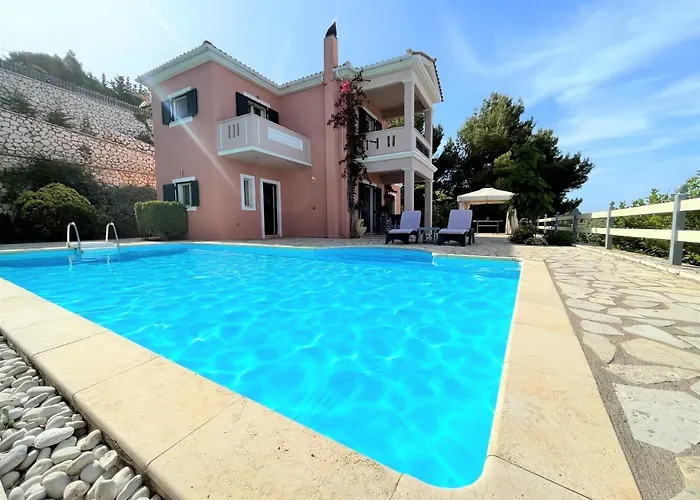 Villa Secluded, Sunset, Beaches, Walk To Village-melina Athánion