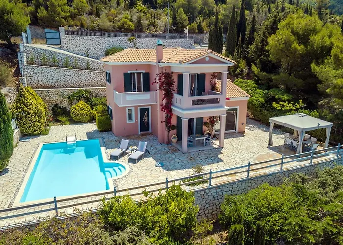 Secluded, Sunset, Beaches, Walk To Village-melina Villa Athánion